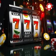 Slots and live casino tiles displayed inside the bet777 app game lobby
